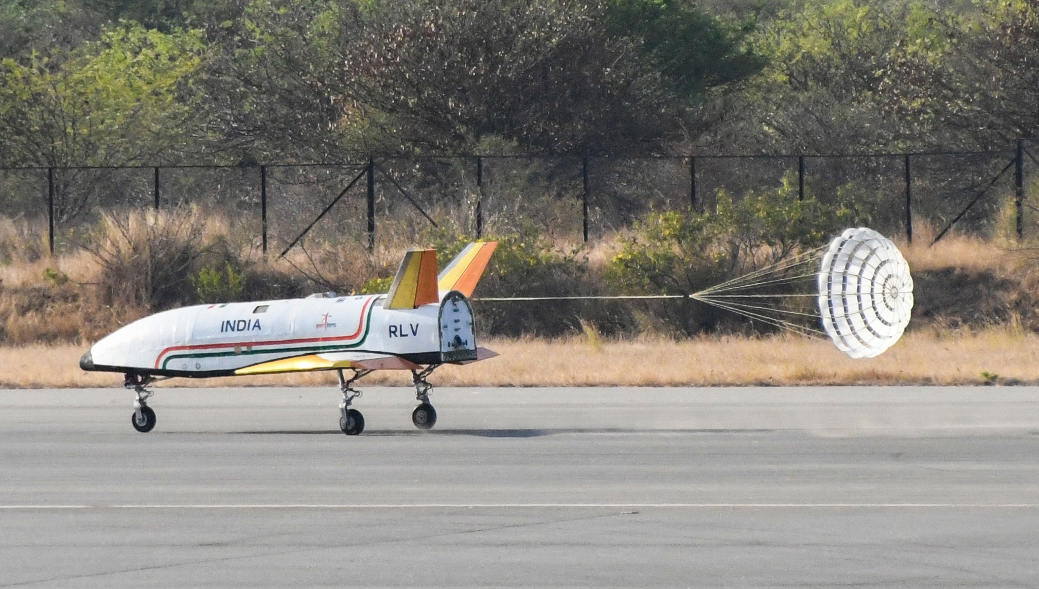 ISRO’s PUSHPAK Spacecraft successfully clears the Third test of the Landing Demonstration