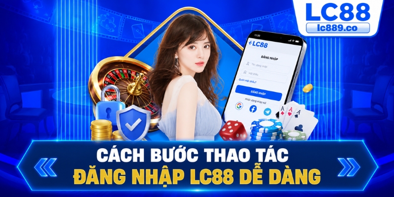 Cách bước thao tác đăng nhập LC88 dễ dàng