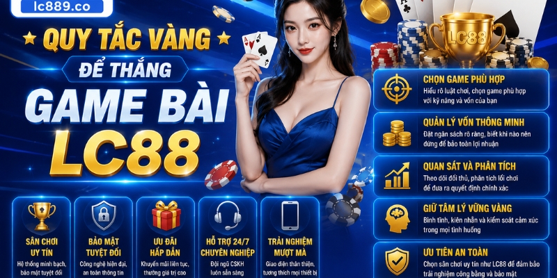 Quy tắc vàng để thắng game bài LC88
